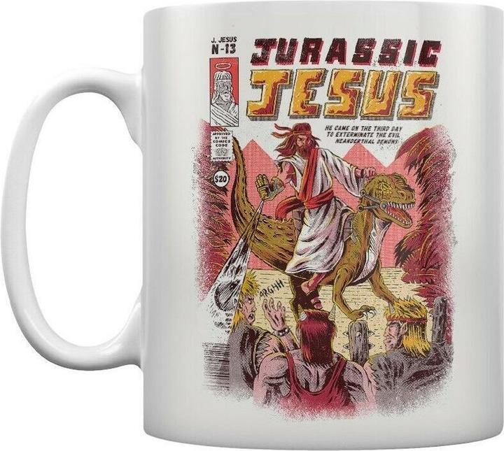 Image du produit Ilustrata Tasse à café Jurassic Jesus (325 ml, 1 x)