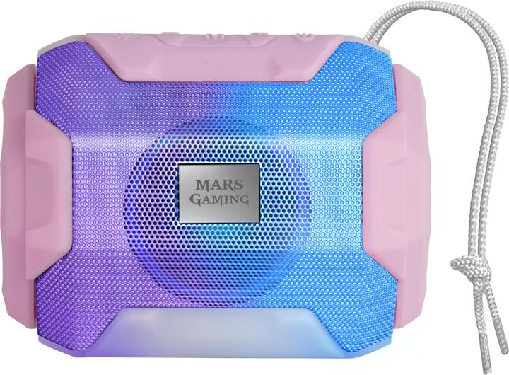 Immagine prodotto Mars Gaming Enceintes Bluetooth Msbax RGB (Rosa) (8 h, Batteria ricaricabile)