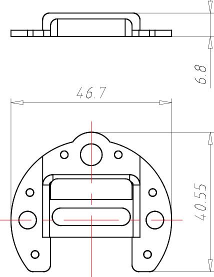 Actual product image Kaiser KAI 1144-00 Ceiling outlets without lamp hooks