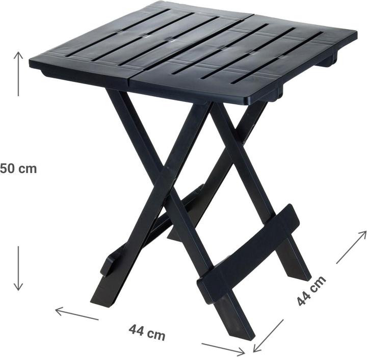 Produktbild Casativo Campingtafel Antraciet PP 43X45X50cm