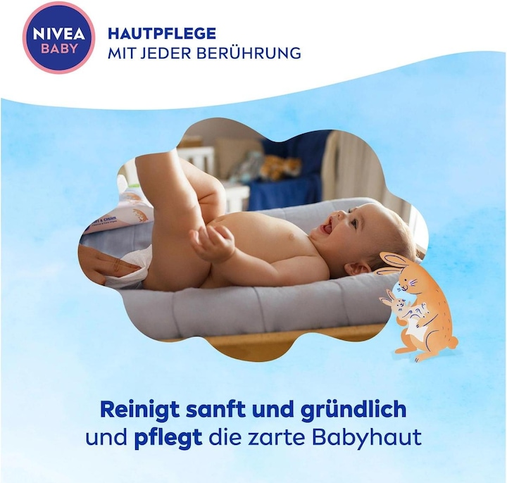 Produktbild NIVEA Soft & Cream Feuchttücher Trio (171 Stück)