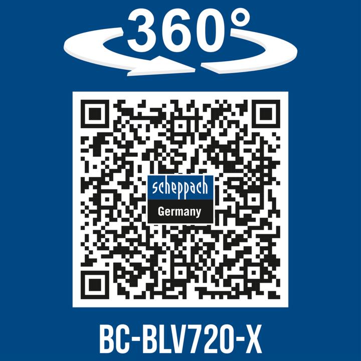 Actual product image Scheppach BC-BLV720-X (Rechargeable battery operated, Leaf blower, Leaf vacuums, Vacuum cleaners & blowers)