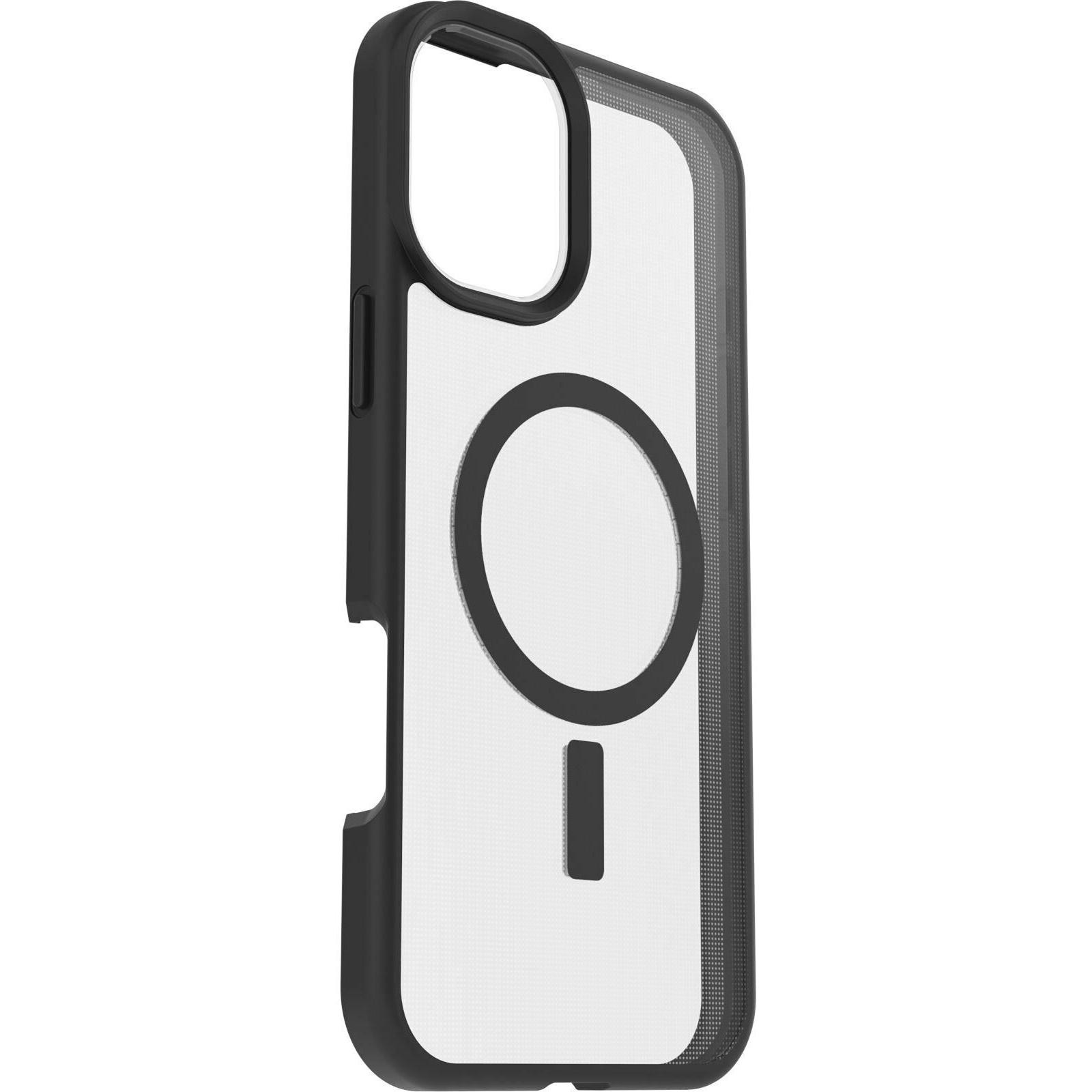 Thumbnail - OtterBox React mit MagSafe (Apple iPhone 16 Plus), Smartphone Hülle, Transparent, Schwarz