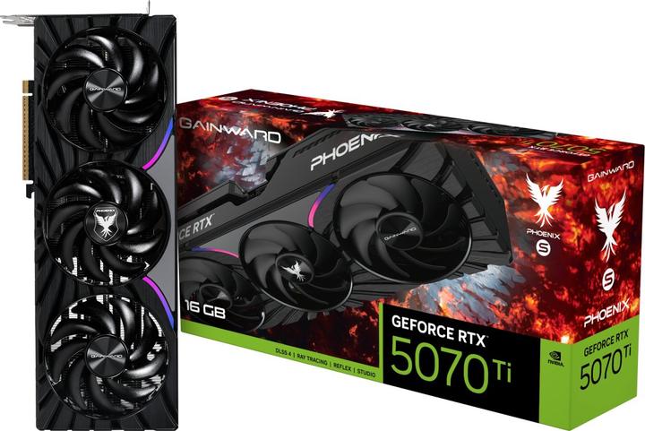 Actual product image Gainward GeForce RTX 5070 Ti Phoenix-S (16 GB)