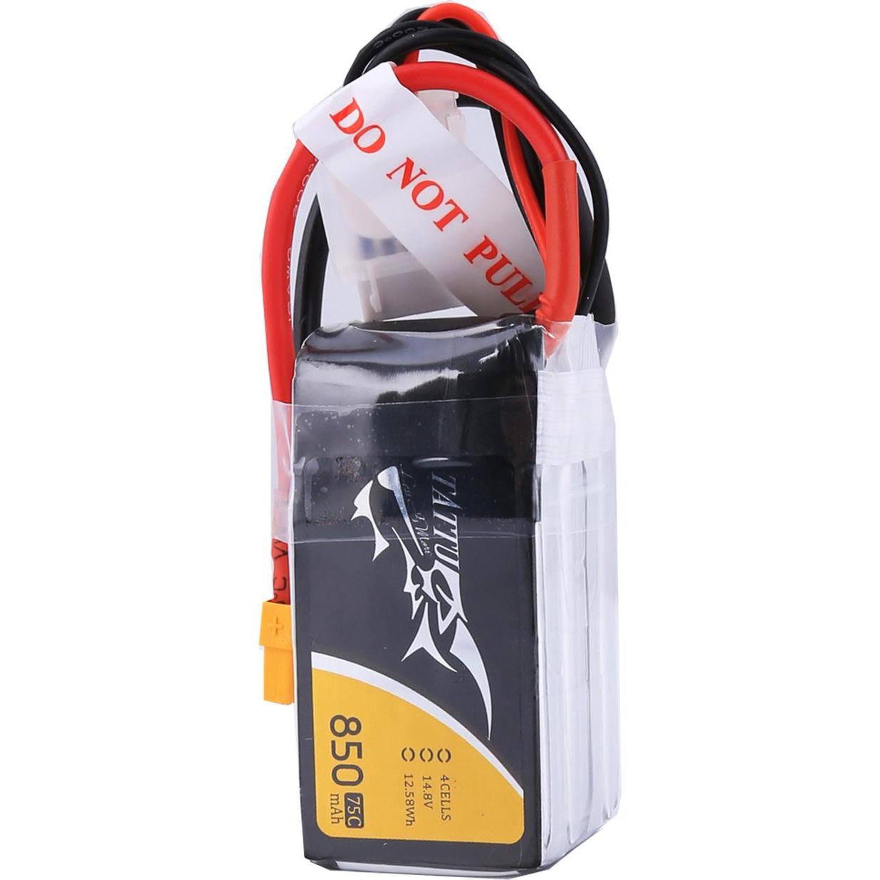 Thumbnail - Tattu RC-Akku LiPo 850 mAh 14.8 V 75C (14.80 V, 850 mAh)