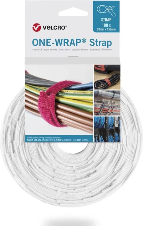 Immagine prodotto Velcro brand Fascetta professionale di marca (Fascette in velcro, 300 mm, 100 pz.)