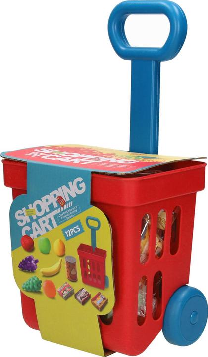 Produktbild Einkaufswagen mit Lebensmitteln