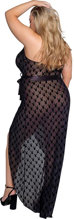 Actual product image Playboy Lingerie - Bunny Noir Slip Dress (XL)