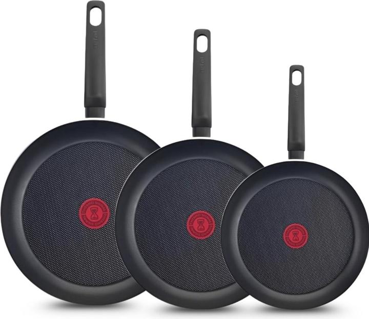 Image du produit Tefal TEF Set de poêles 20/24/28cm (32 cm, Ensemble de casseroles et de poêles de cuisson, Aluminium)