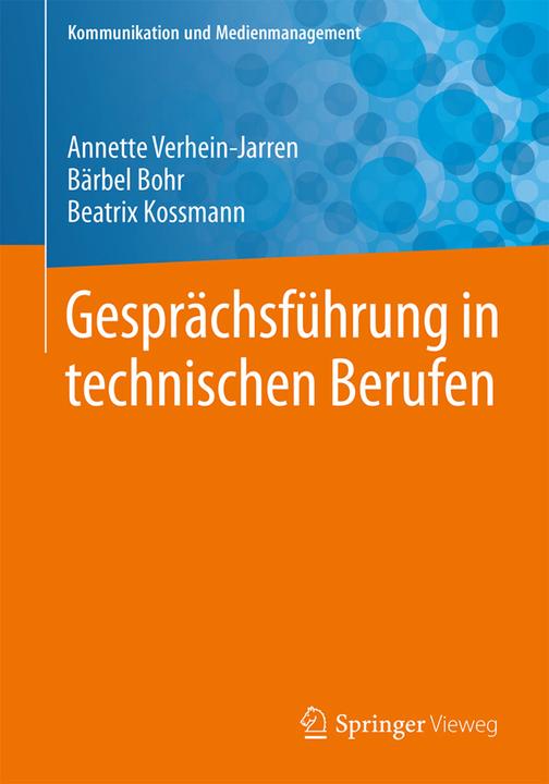 Produktbild Gesprächsführung in technischen Berufen (Deutsch, Annette Verhein-Jarren, Bärbel Bohr, Beatrix Kossmann, 2018)