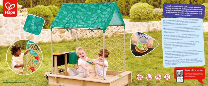 Actual product image Hape Multifunctional Sandpit