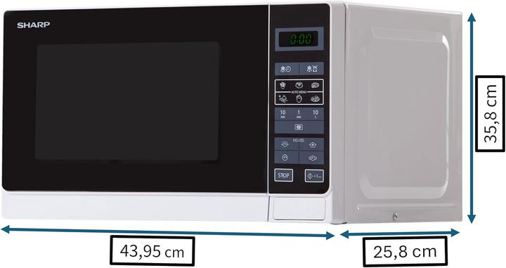 Image du produit Sharp R242WW Mikrowelle (20 l)