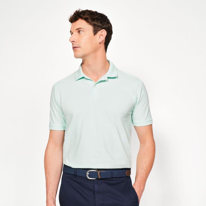 Inesis Herren Golf Poloshirt kurzarm - MW500 hellgrün (S)