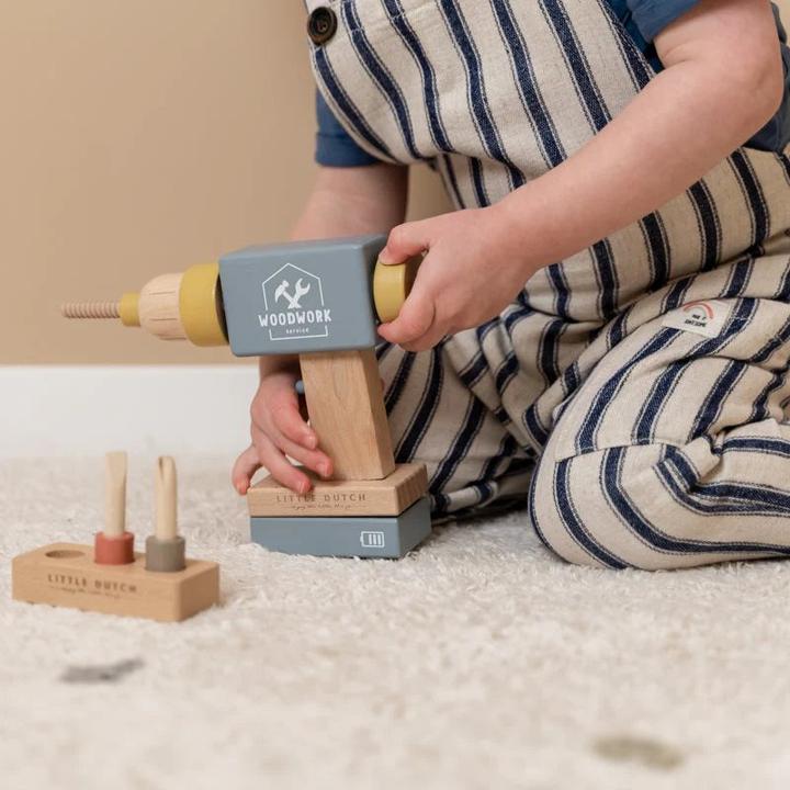 Produktbild Little Dutch Bohrmaschine aus Holz FSC