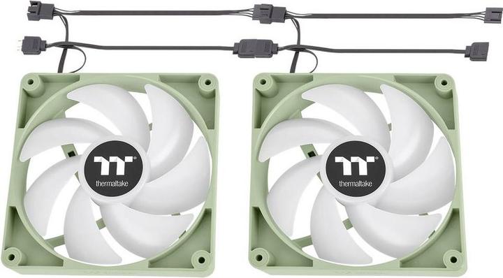 Produktbild Thermaltake CT140 ARGB Sync Matcha Green 2 Pack Housing fan (140 mm, 2x)