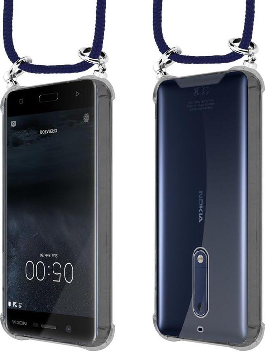 Produktbild Cadorabo TPU Handy Kette SILBER Cover