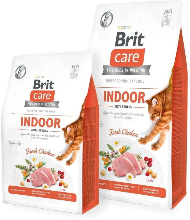 Actual product image Brit Care Cat GF Indoor Anti-stress dry food for cats 7kg (Adult, 1 pcs., 7000 g)