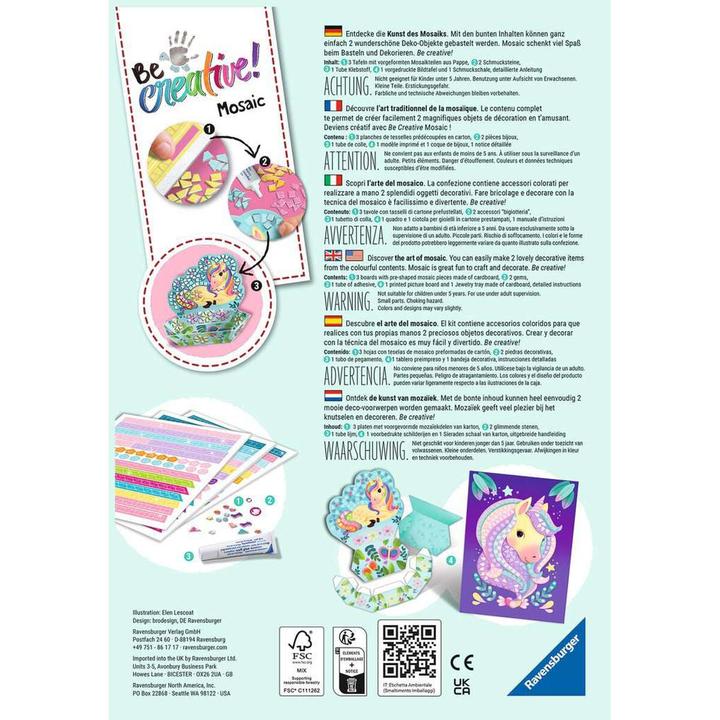 Produktbild Ravensburger Mosaic Unicorn