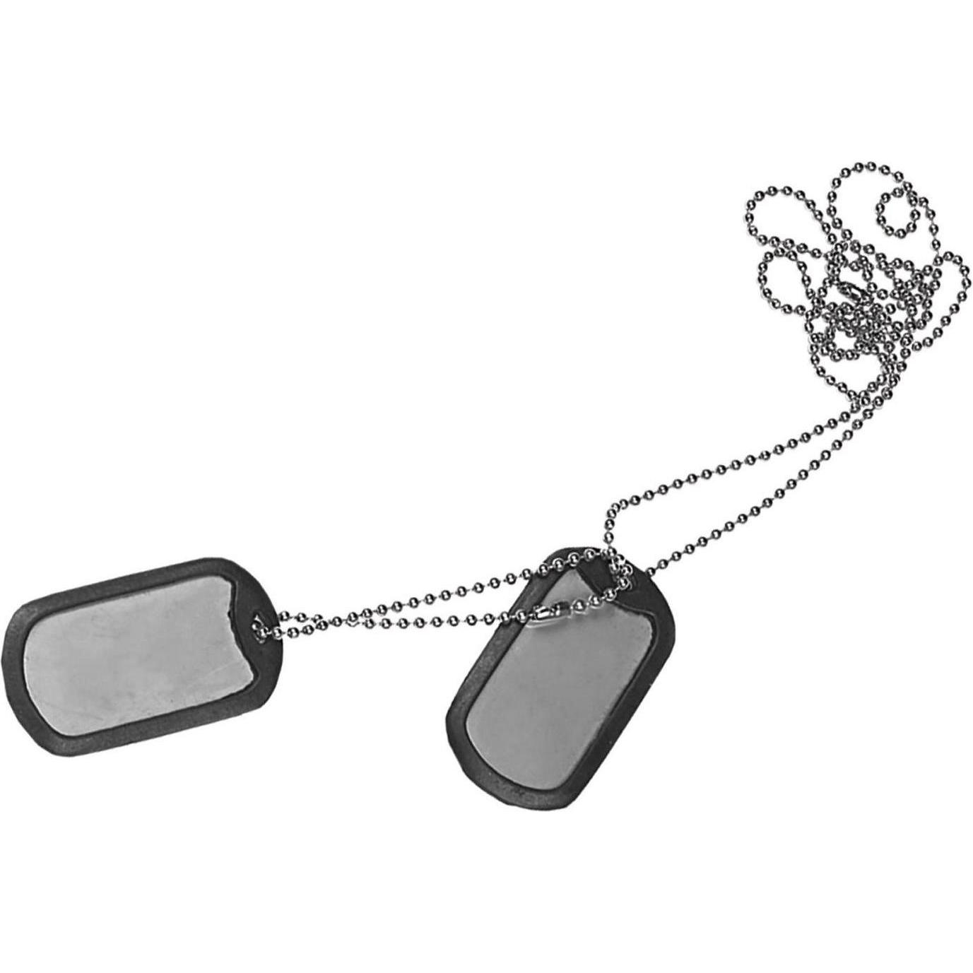 Helikon, Kettenanhänger, Dog Tag, (Edelstahl, Gummi)