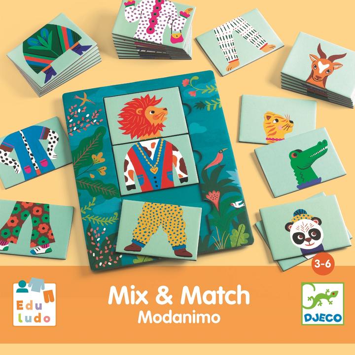 Produktbild Djeco Eduludo Mix & Match Modanimo (mult)