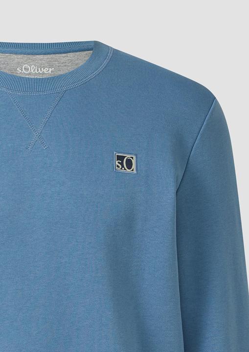 Produktbild s.Oliver Sweatshirt Weiches Sweatshirt aus Baumwollmix mit Crew Neck (L)