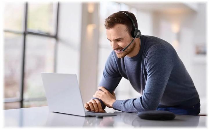 Actual product image Jabra Headset Engage 55 UC Duo USB-C, incl. charging station (Wireless, USB-C)