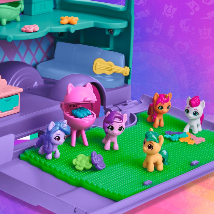 Immagine prodotto My Little Pony Mini World Magic Mare Stream, Set di gioco per camper