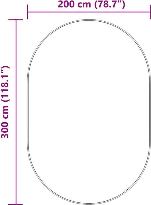 Produktbild vidaXL Shaggy-Teppich