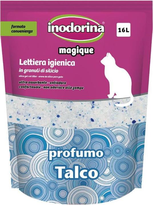 Inodorina Katzenstreu Magique Talco Talkum-Puder 16 L (7.50 kg)