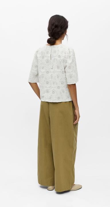 Produktbild Object Besticktes Oberteil mit Puffärmeln (38)