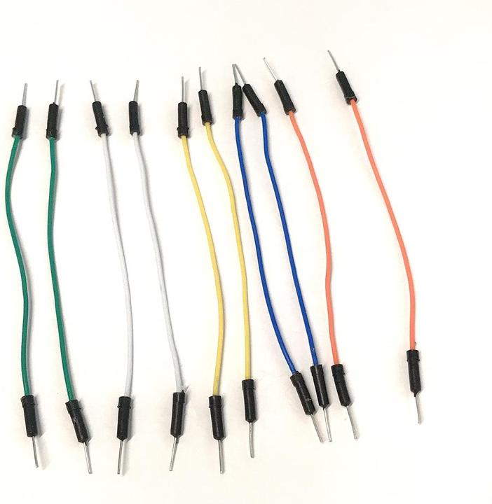 Play-Zone Jumperkabel 10 Stk. M/M Verbindungskabel 10CM