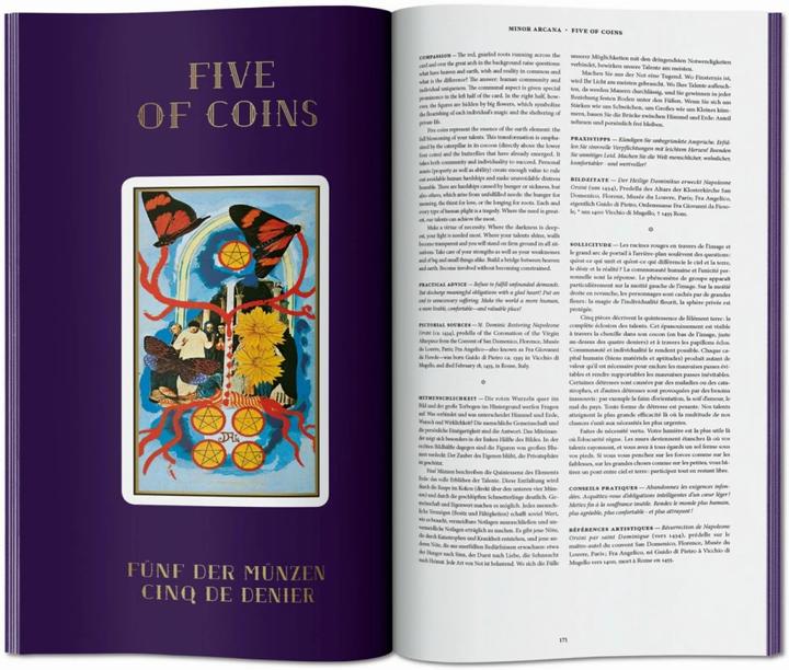 Nutritional values and ingredients Dalí. Tarot (English, French, German, John Fiebig, 2019)