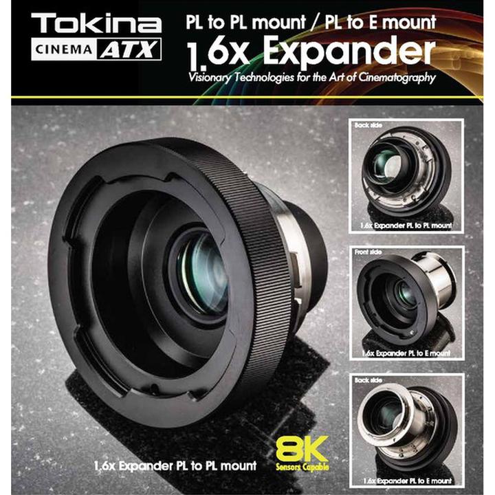 Tokina 1,6x Expander PL naar E-Mount (PL)
