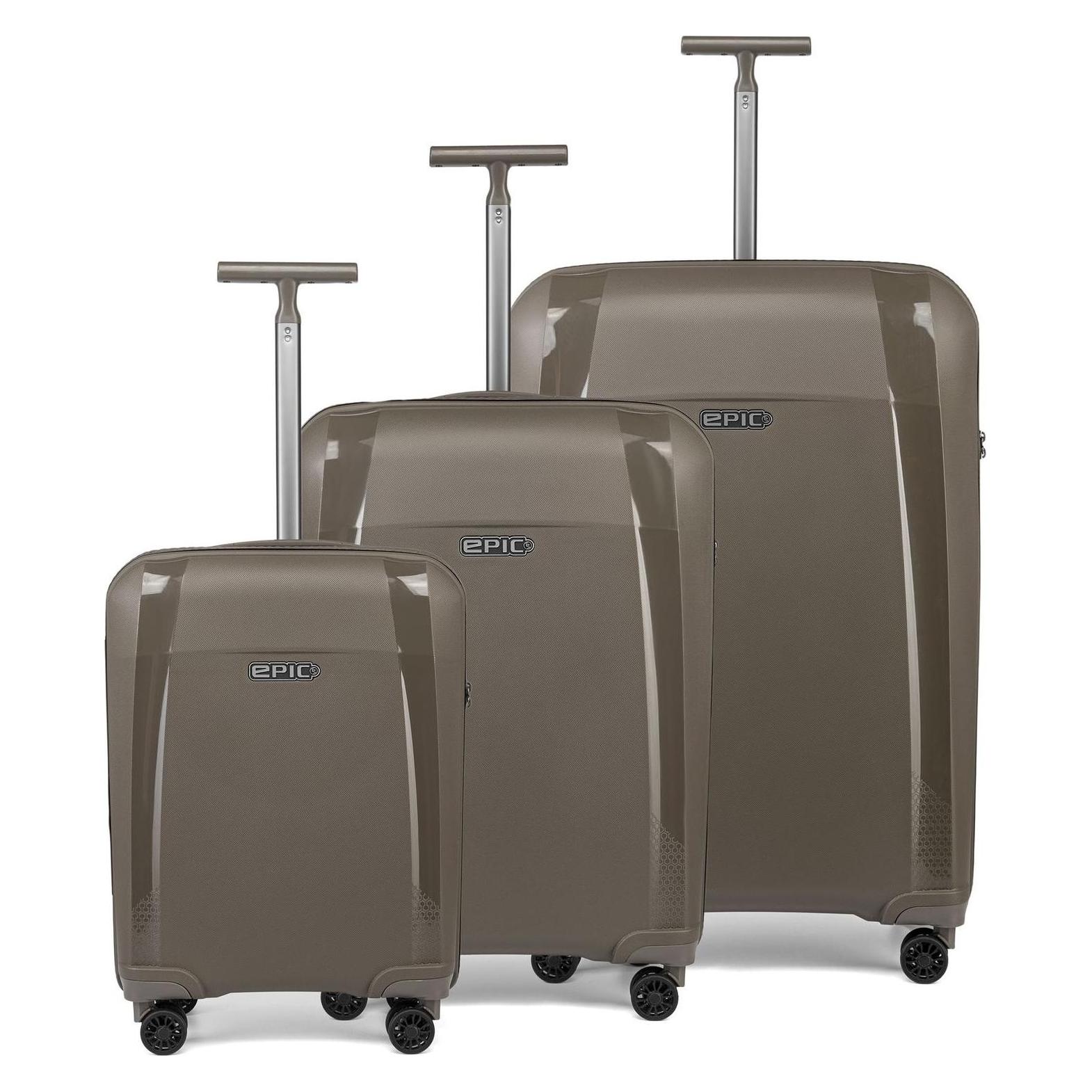 Epic, Koffer, Phantom Sl Trolley-Set L / M / S, Braun, (95 l)