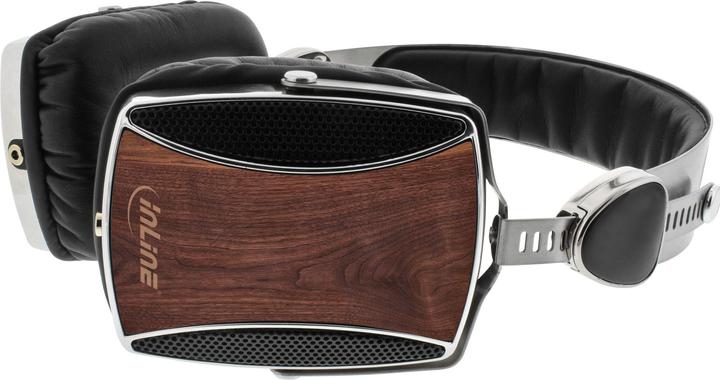 Produktbild InLine woodon-ear (Keine Geräuschunterdrückung, Kabelgebunden)