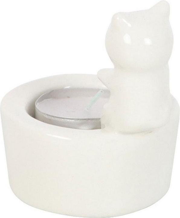 Something Different Warm Paws Happy Heart Katze Teelichthalter