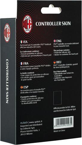Actual product image GED Controller Skin AC Milan 3.0 (PS5) (PS5)