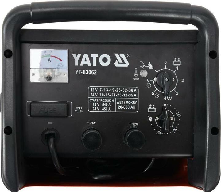Actual product image Yato IRON DISCHARGE 38A 540A 800Ah (12V, 24V, 38 A)