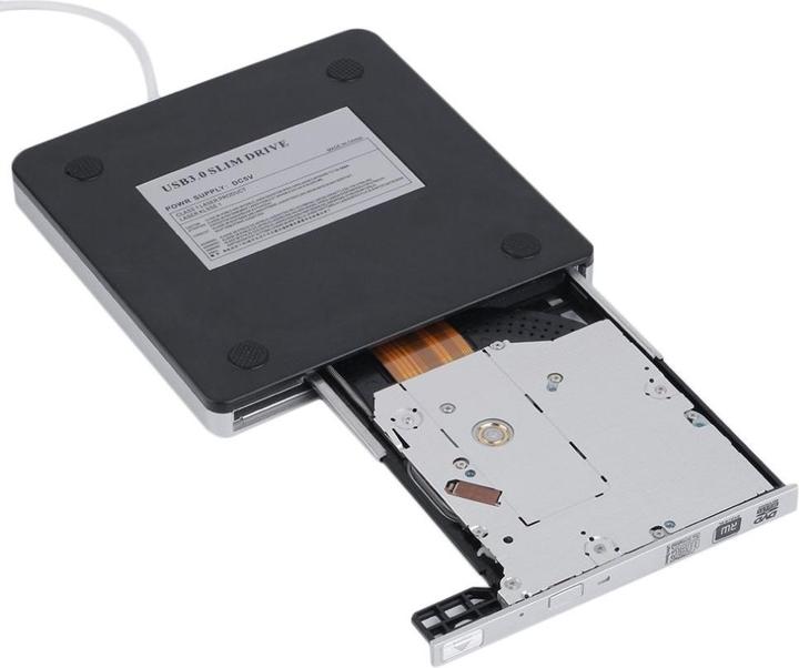 Immagine prodotto Apfelkiste Masterizzatore esterno Slim USB 3.0 CD DVD-RW (Masterizzatore DVD, Masterizzatore CD)