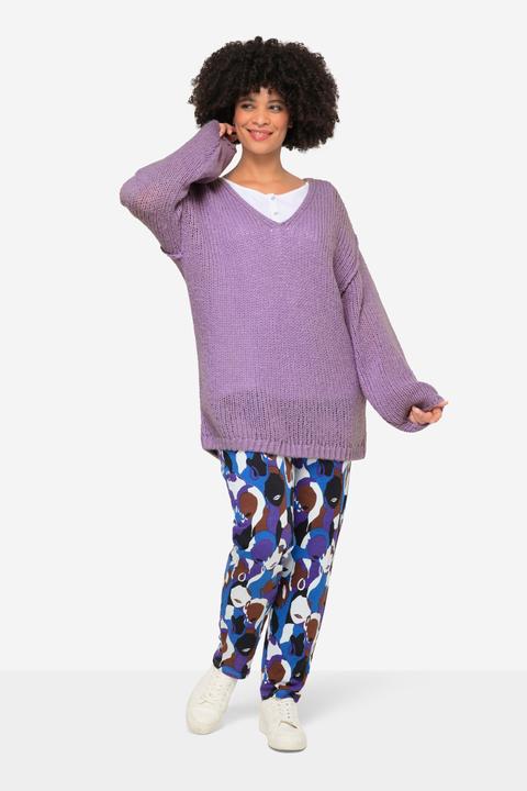 Produktbild Angel of Style Pullover, oversized, Ballonärmel, V-Ausschnitt. (48)