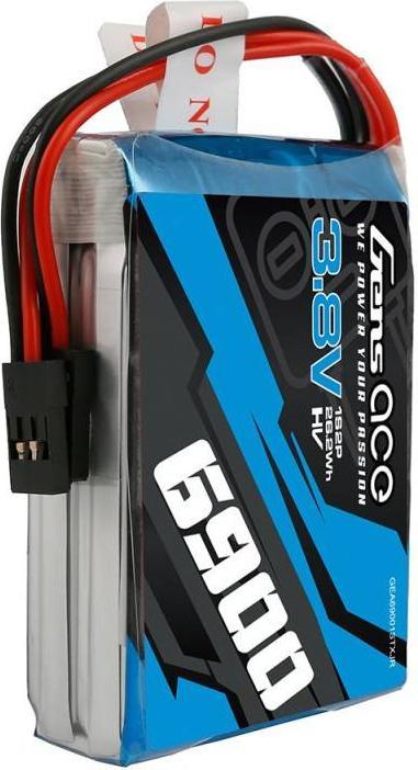 Produktbild Gens Ace 6900mAh 3.8V 1C 1S2P LiPo Battery (3.80 V, 6900 mAh)