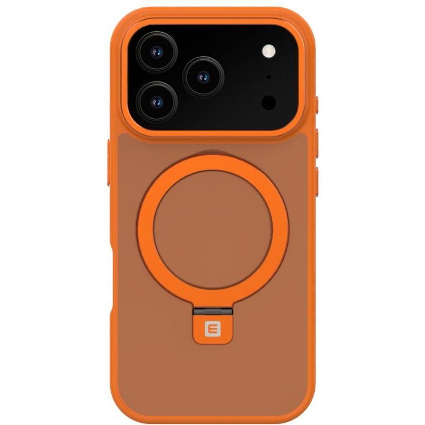 Evelatus Back panel cover Apple iPhone 17 Pro Shield Case With MagSafe & Stand Matte Orange (Apple iPhone 17 Pro), Cover smartphone, Arancia