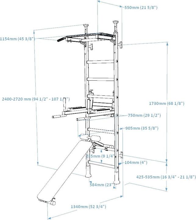 Produktbild BenchK Sprossenwandsystem 523B