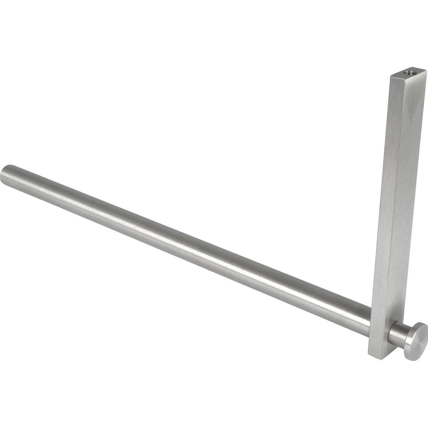 Simausrom, Garderobe + Kleiderhaken, Uvea Garderobenbügel Stange gebogen Breite 320 mm Edelstahl gebürstet