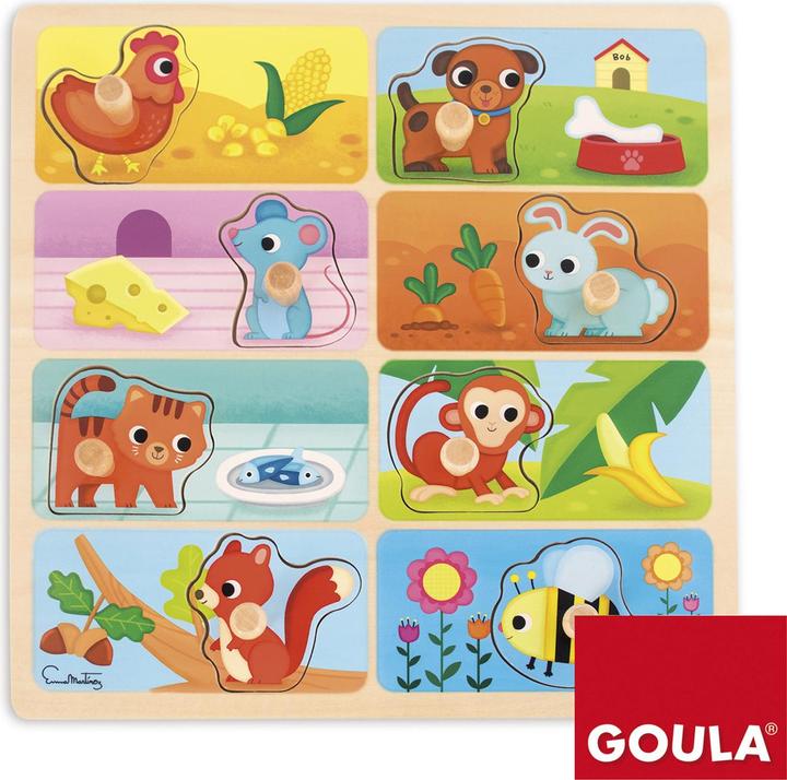 Produktbild Jumbo Lieblingsessen (Holzpuzzle) (8 Teile)