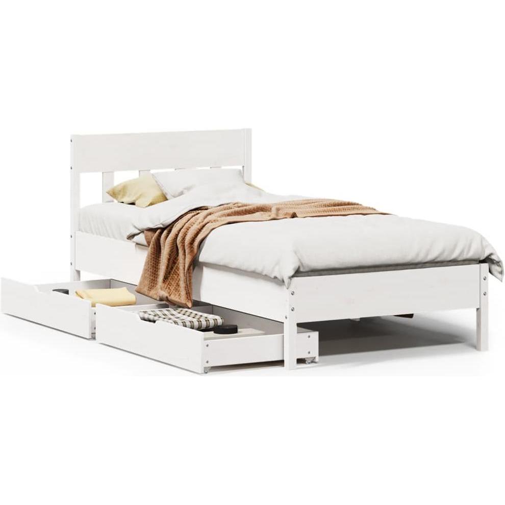 VidaXL, Bett, Bett ohne Matratze (90 x 190 cm)