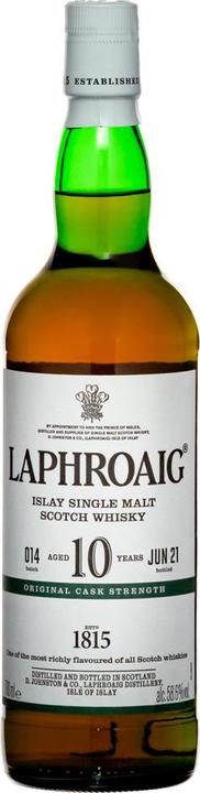 Produktbild Laphroaig 10 Year Old Cask Strength Batch 014 (Single Malt, Scotch Whisky)