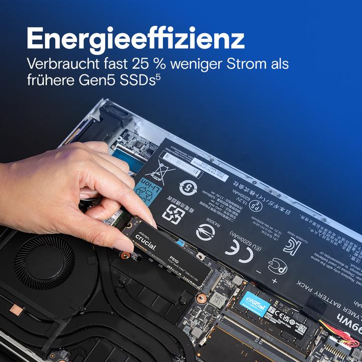 Produktbild Crucial P510 (2000 GB, M.2 2280)