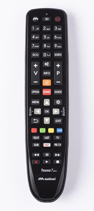 Immagine prodotto Meliconi Gumbody Personal 7 plus telecomando IR Wireless TV Pulsanti (Telecomando universale, Infrarossi)