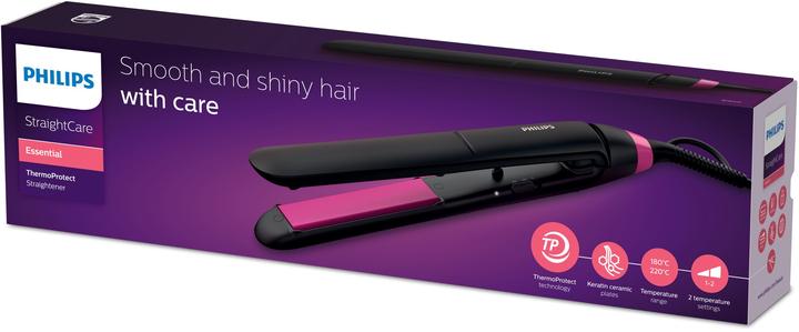 Image du produit Philips Tongs de défrisage StraightCare Essential ThermoProtect BHS375 / 00 (Fer plat)